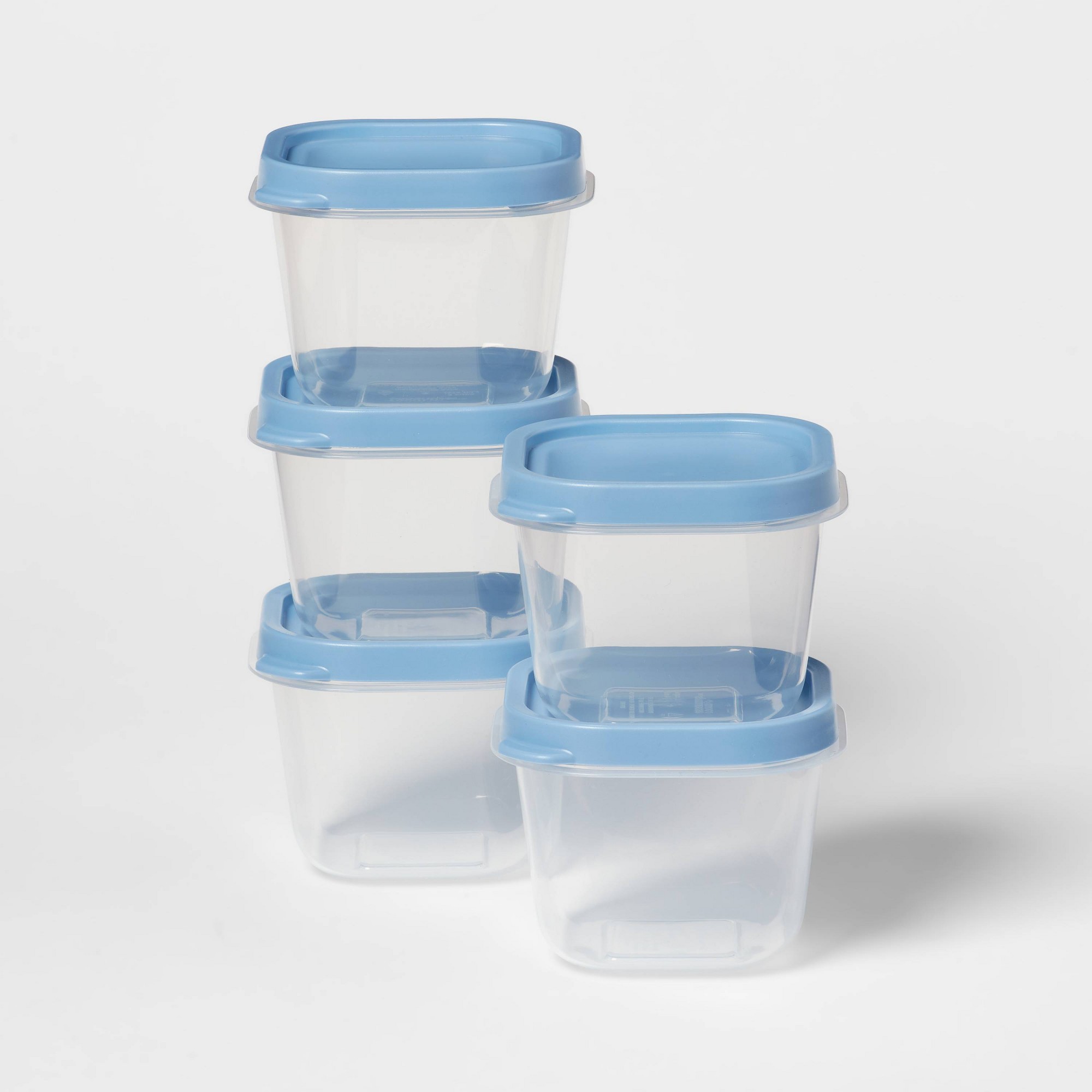 Food Storage Kitchen Container Set - Juego de 10 recipientes de plástico