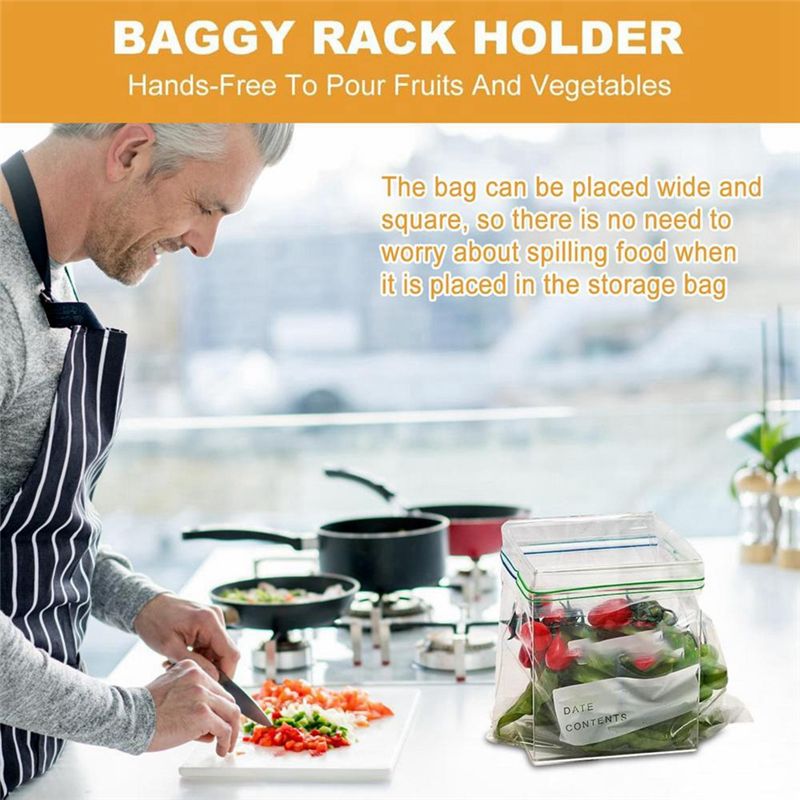 Food Storage Large - SUPEROFERTA: Soporte para Bolsas con Cierre
