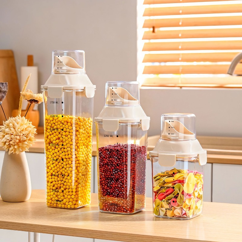 Airtight Cereal Jar - Recipiente hermético a prueba de humedad