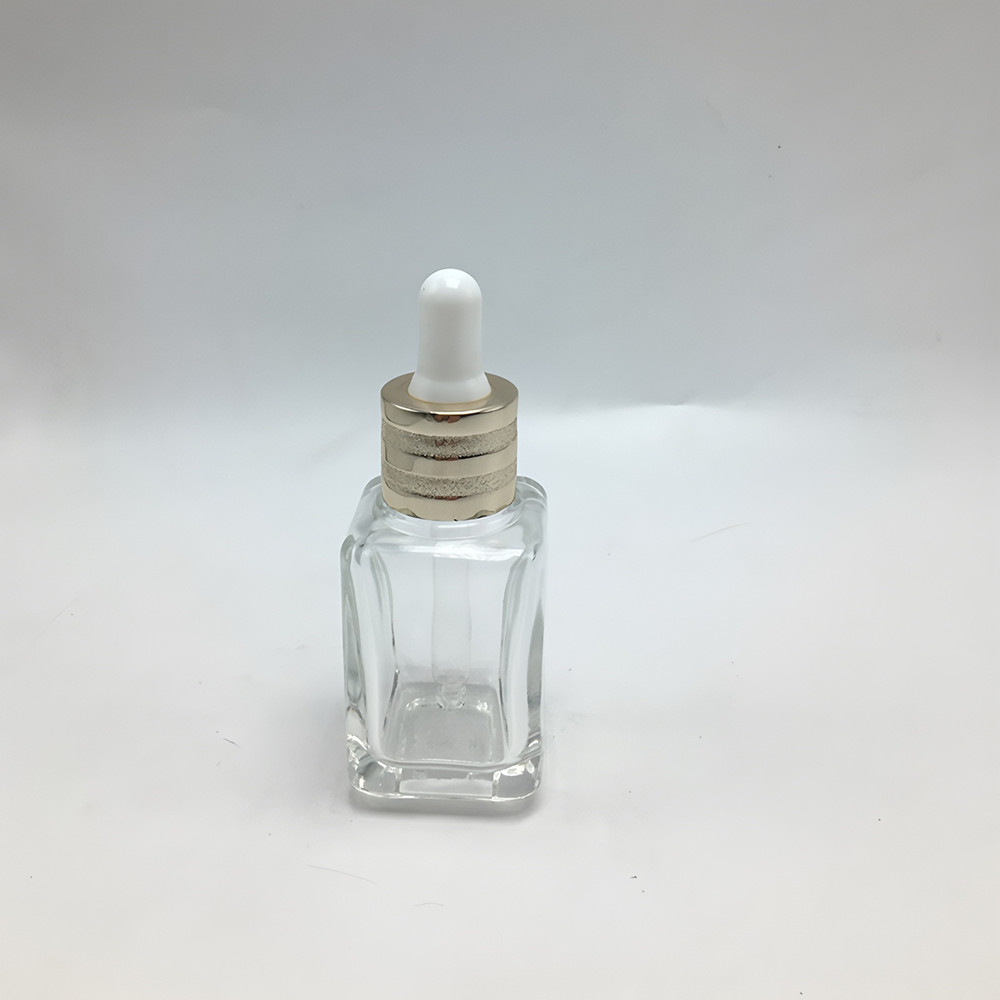 Food Storage Glass Set - Botella cuentagotas cuadrada de 30 ml,