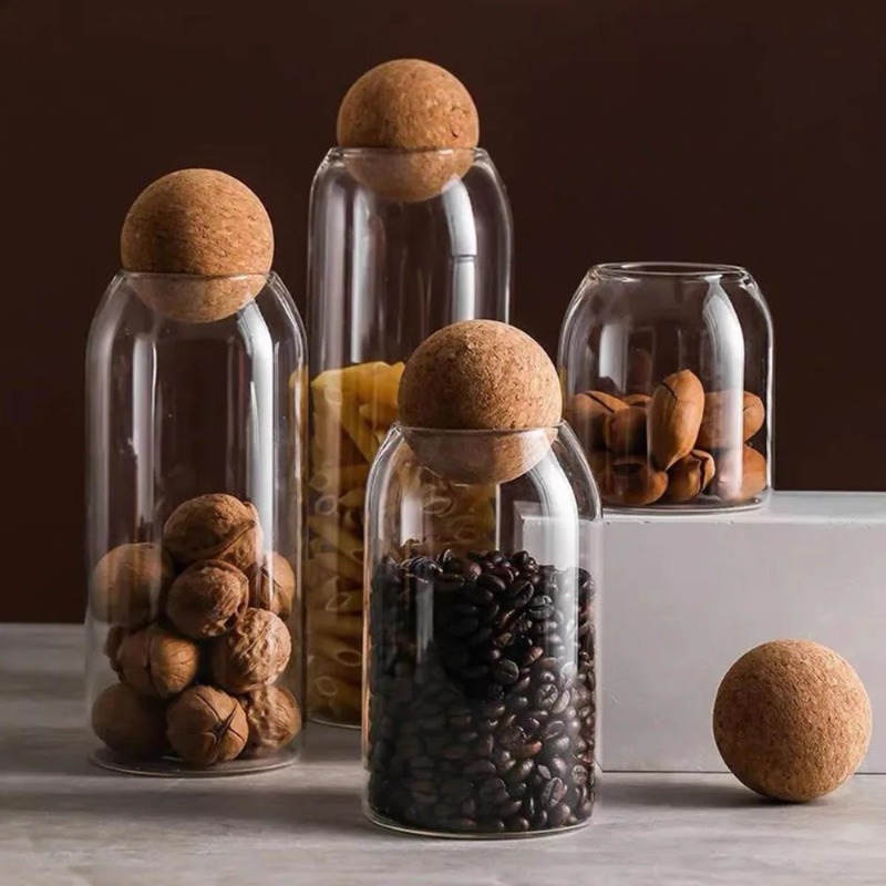 Food Storage Jar Set - Frascos de Vidrio para Almacenamiento con