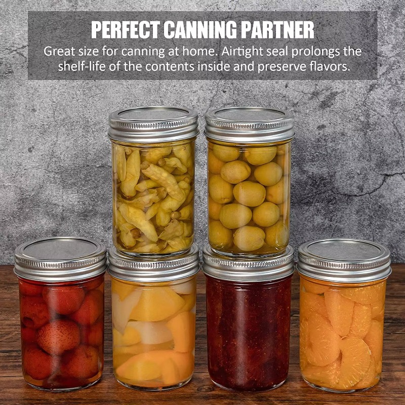 Food Storage Kitchen Container Set - Frascos de Almacenamiento Transparentes de Alta