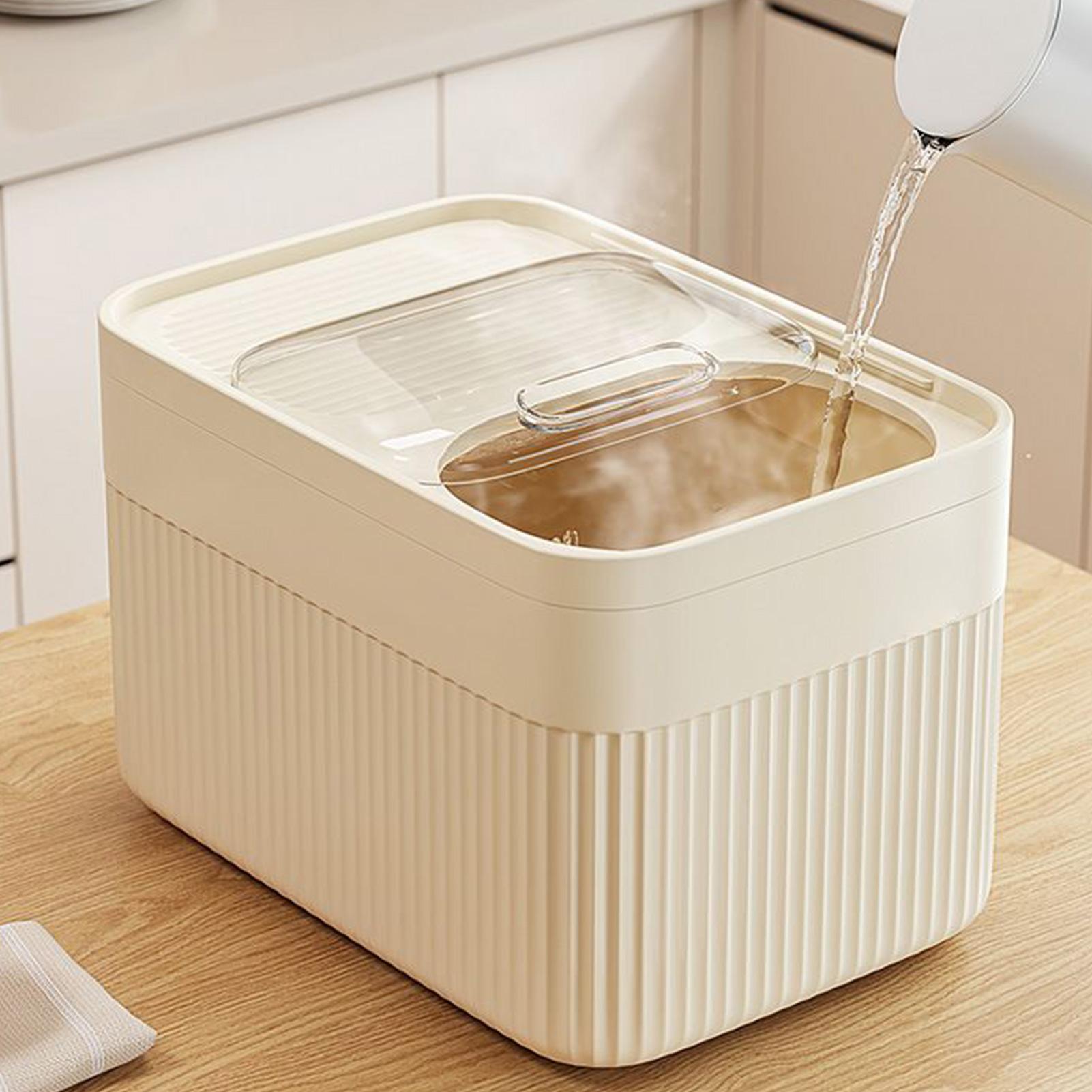 Food Storage Kitchen Container Set - Contenedor de Almacenamiento de Arroz, Apto