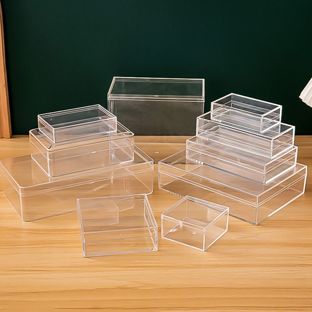 Food Storage Plant - Caja de almacenamiento de acrílico Rectangular