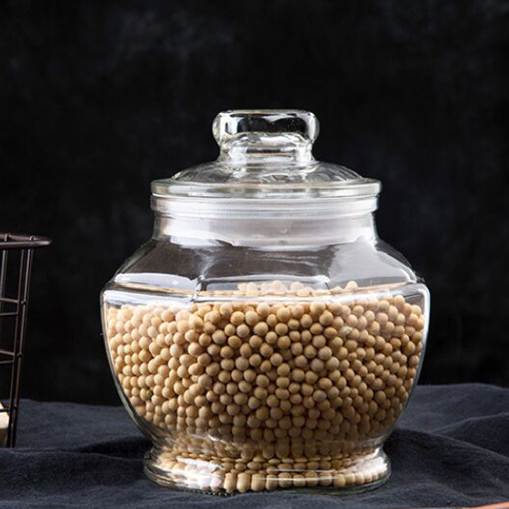 Airtight Cereal Jar - Frasco de Vidrio Hermético de Alta