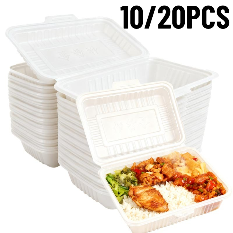 Food Storage For Restaurant - Fiambreras desechables de 10/20 piezas, ensaladas