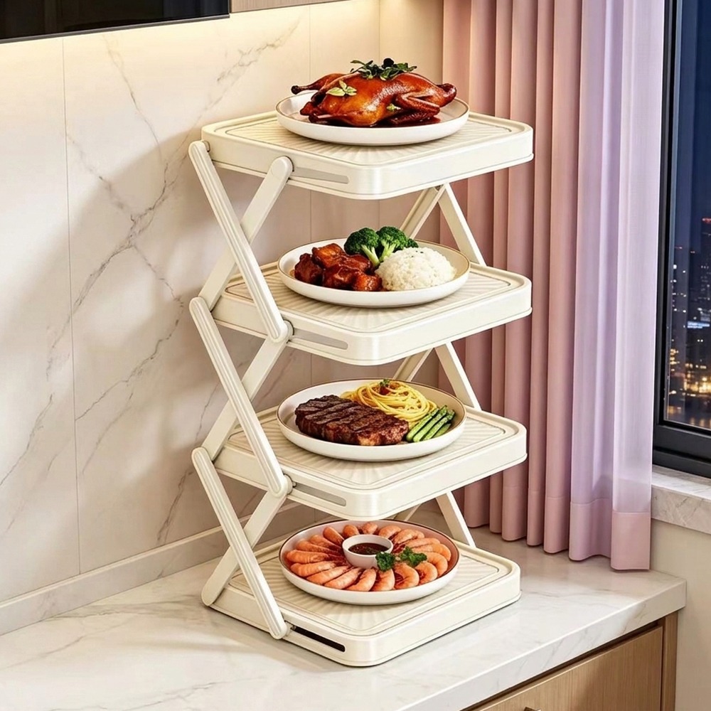 Food Storage And Preparation - Estante de Almacenamiento de Platos de