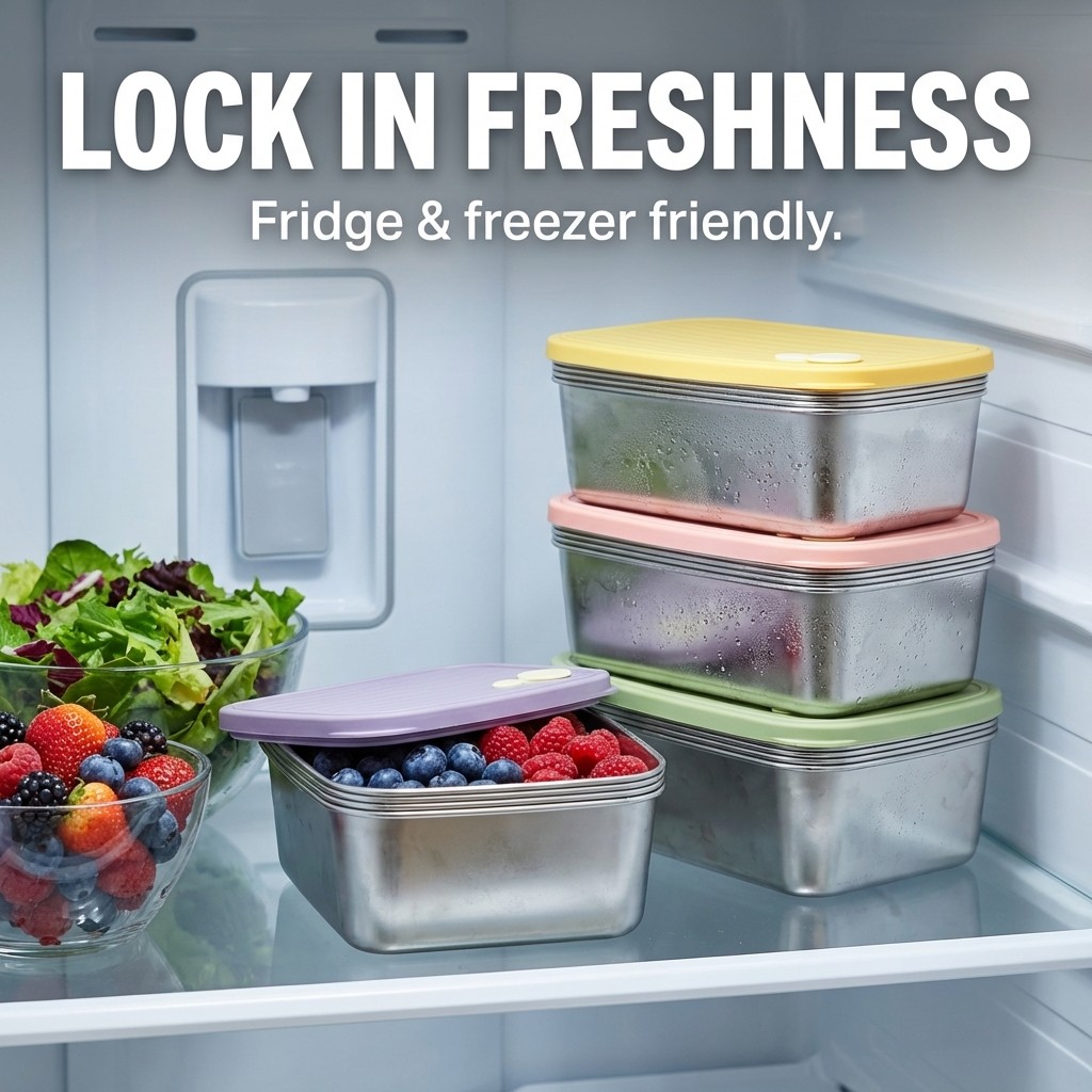 Caja de almacenamiento para re - Food Storage Containers Xl reseña y precio