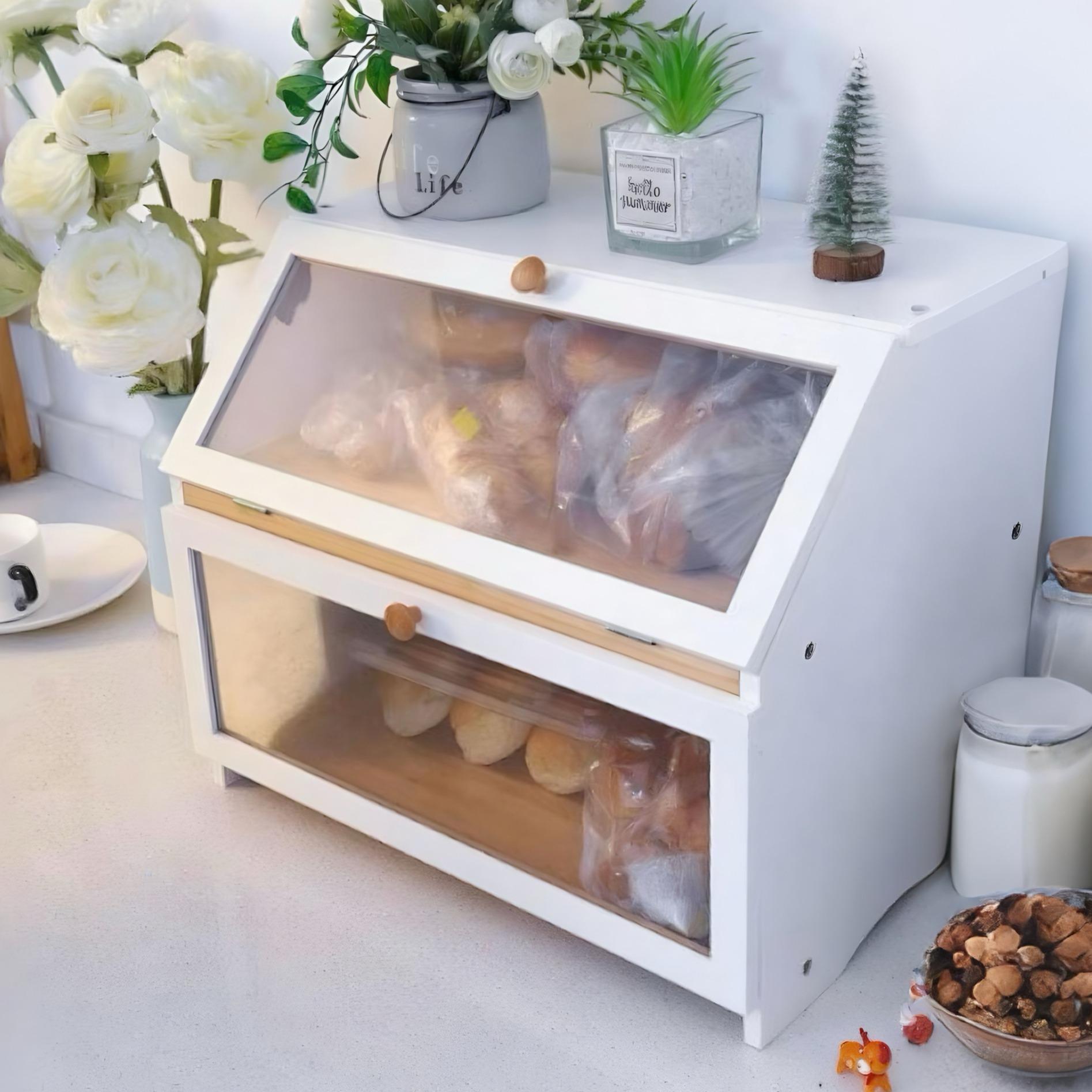 HOMEKOKO Caja de Pan de Doble  - Food Storage Canister reseña y precio