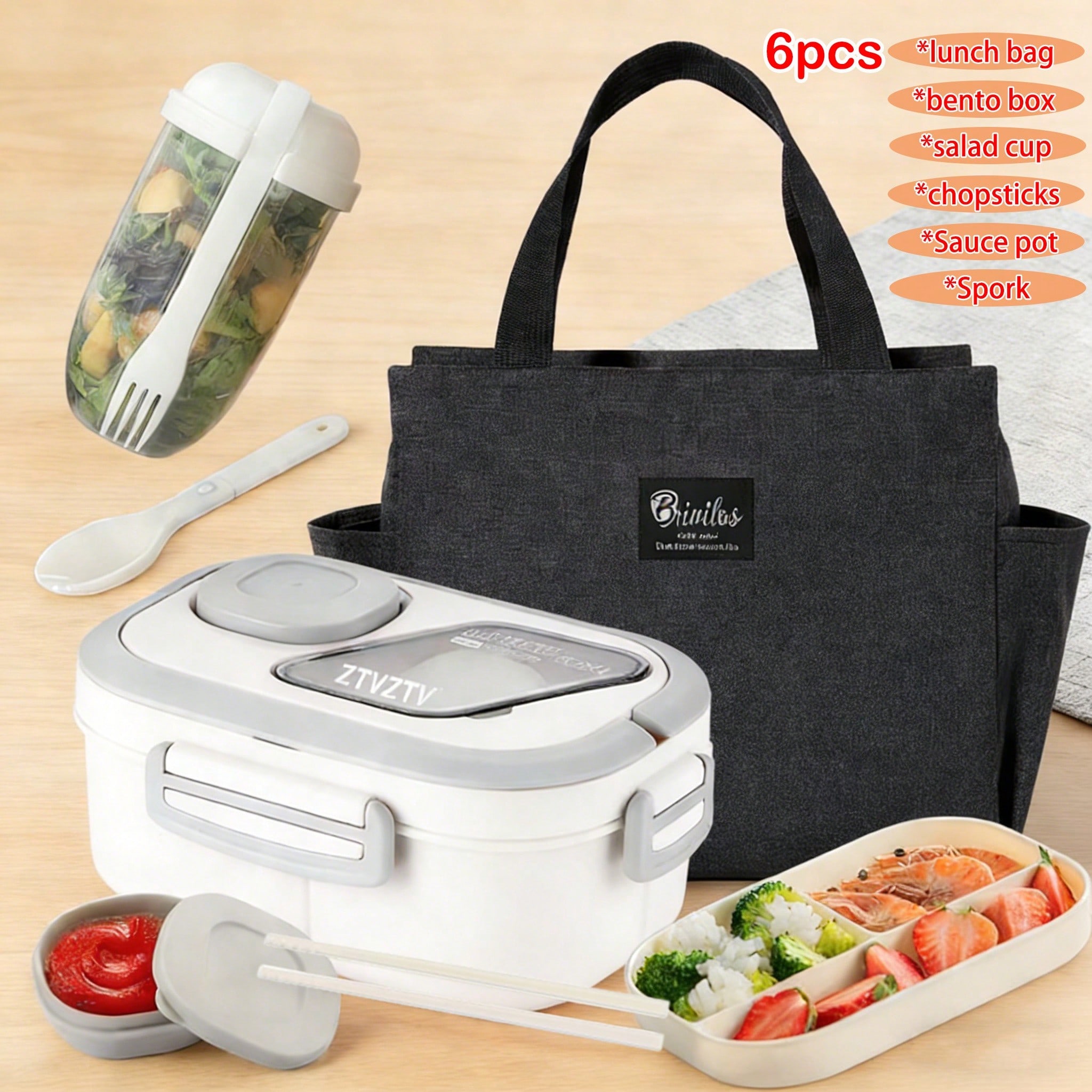 Lonchera ZTVZTV/Set de loncher - Food Storage Kitchen Container Set reseña y precio