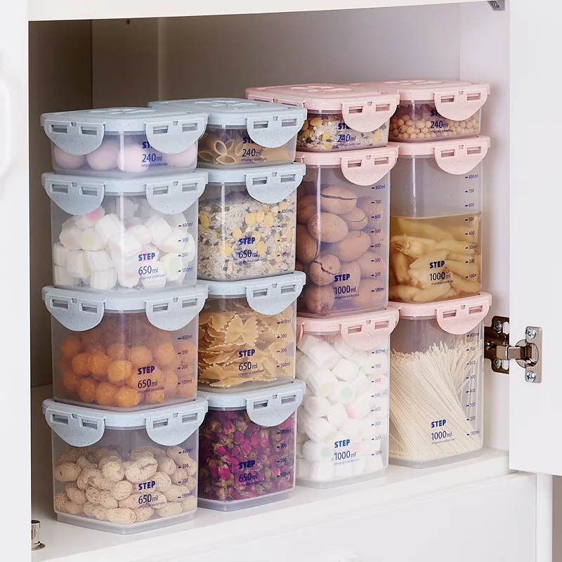 WBBOOMING Caja de plástico sal - Airtight Cereal Jar reseña y precio