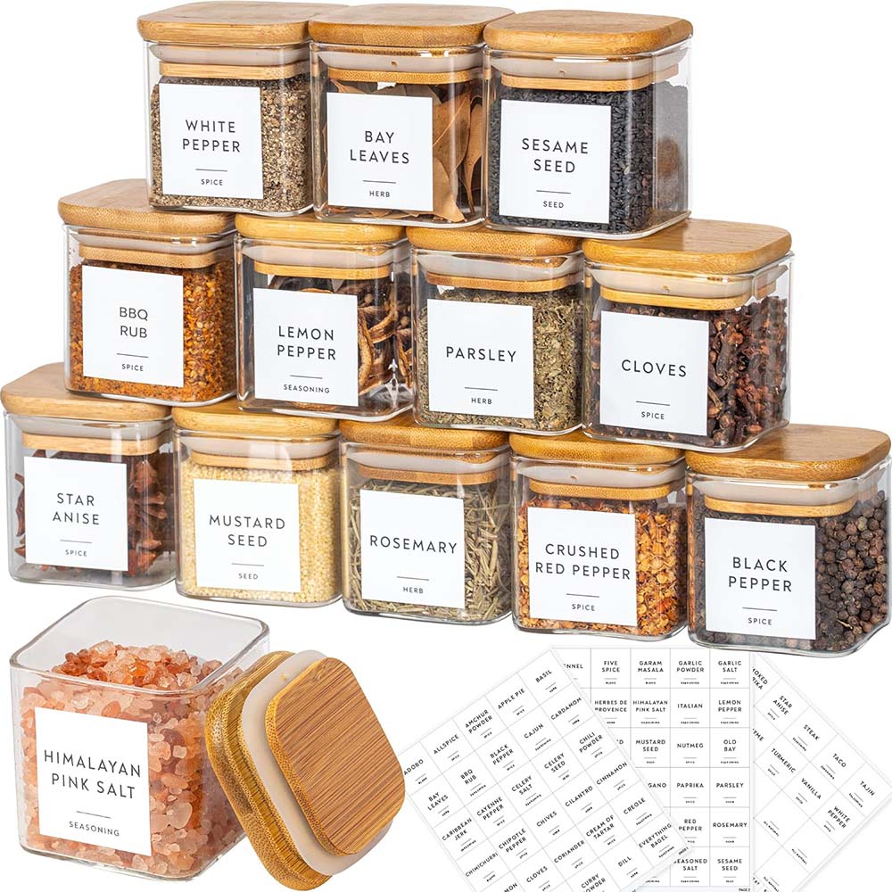Juego de frascos de vidrio de  - Food Storage Glass Set reseña y precio