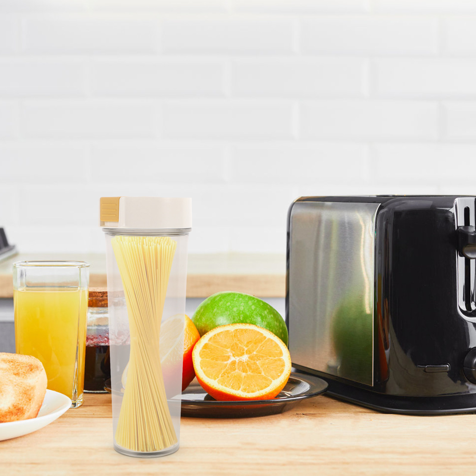 Contenedor de Espaguetis, Orga - Food Storage Pantry reseña y precio