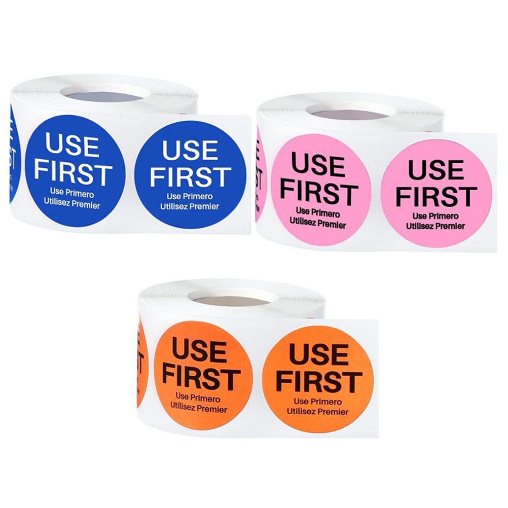 3 Rollos de Etiquetas de Contr - Food Storage For Restaurant reseña y precio