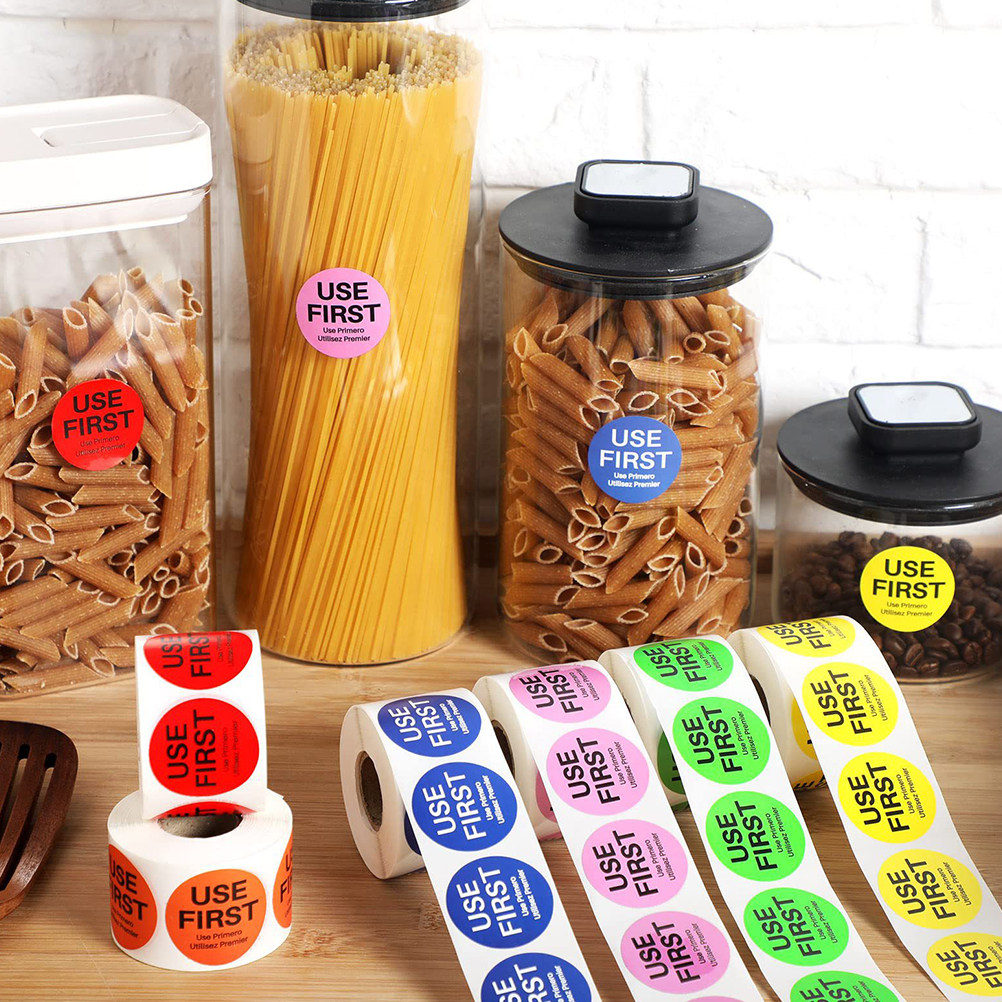 3 Rollos de Etiquetas de Contr - Food Storage For Restaurant reseña y precio