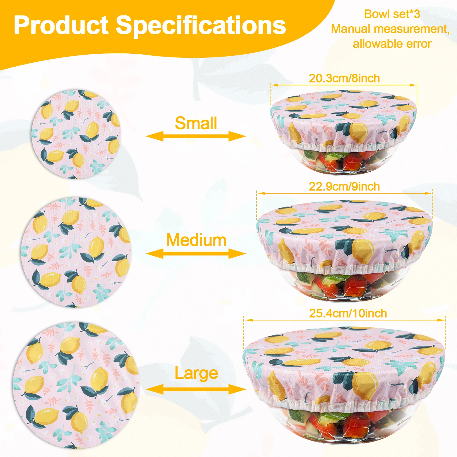 Juego de cubiertas para cuenco - Food Storage Kitchen Container Set reseña y precio