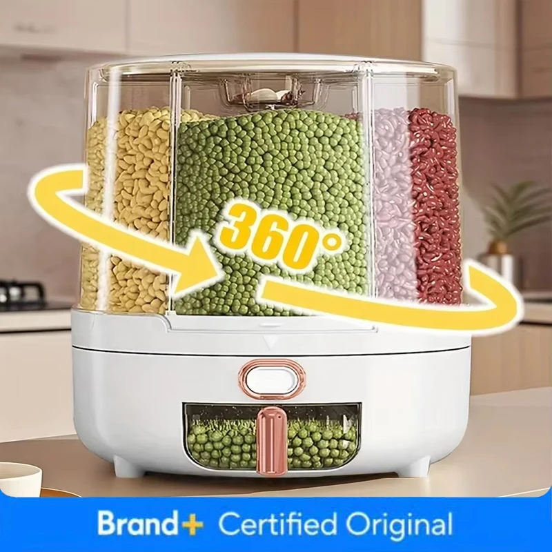 6 compartimentos 360 °   Conte - Food Storage Pantry reseña y precio