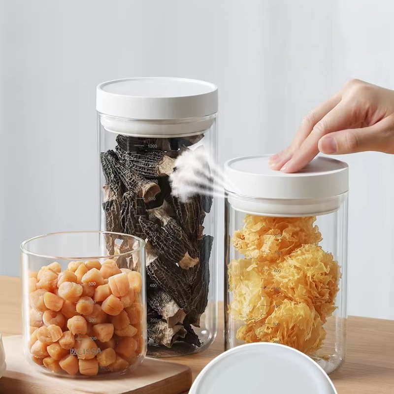 Tarro de vidrio micro-sellado  - Food Storage Glass Set reseña y precio