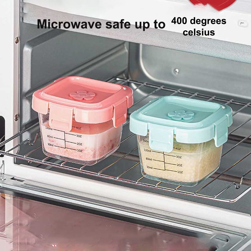 Caja de almacenamiento de alim - Food Storage Glass Box reseña y precio