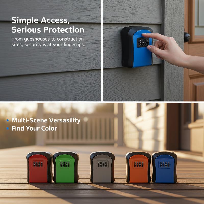 Caja de seguridad para llaves  - Food Storage Box With Lock And Key reseña y precio