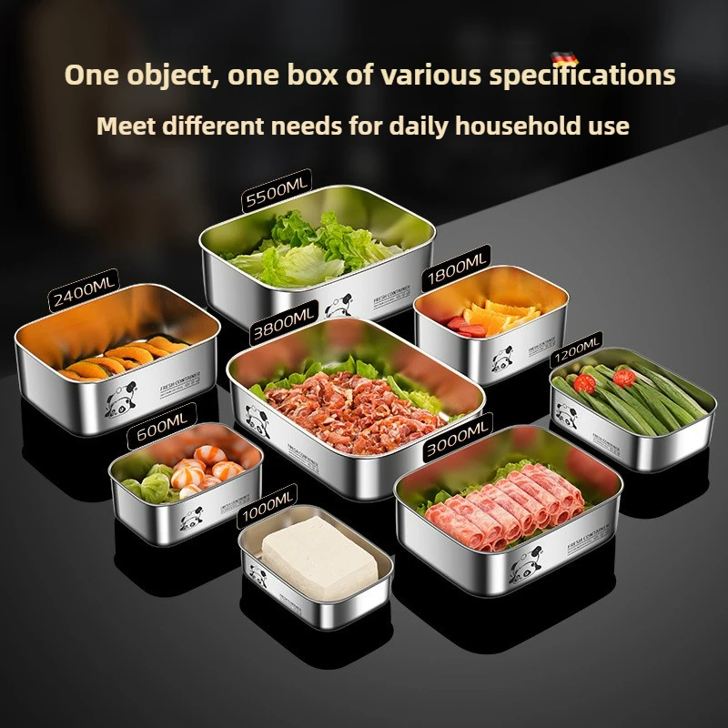 Contenedor Hermético de Acero  - Food Storage Containers Xl reseña y precio