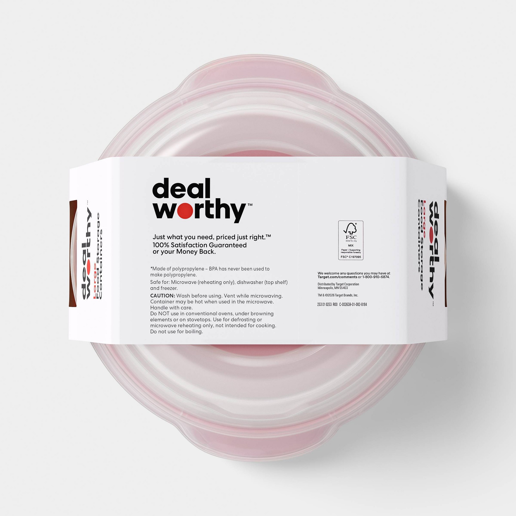 Recipientes Redondos Grandes d - Food Storage Pantry reseña y precio