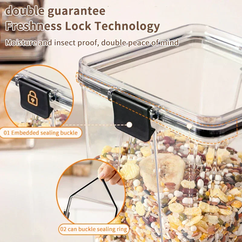 Caja de almacenamiento de alim - Airtight Cereal Jar reseña y precio
