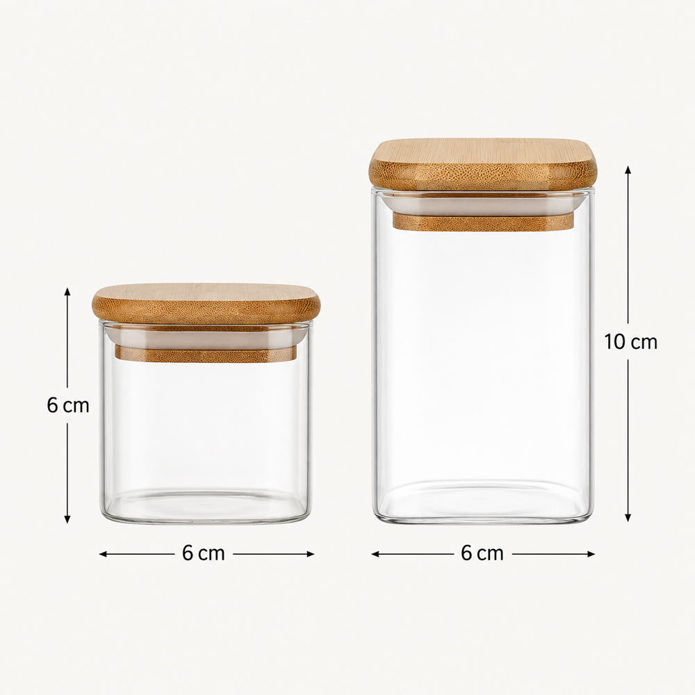Frascos para Especias con Etiq - Food Storage Jar Set reseña y precio