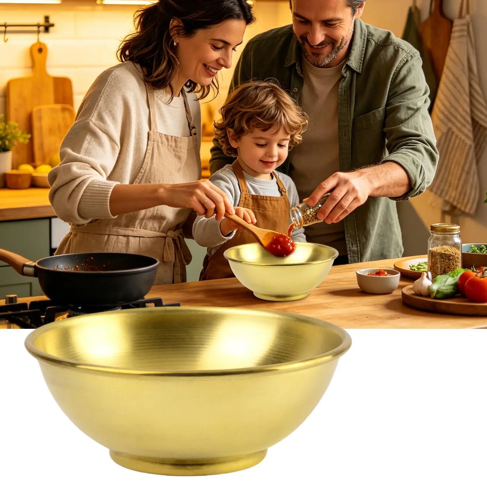Tazón de Cobre, Recipientes Gr - Food Storage Large reseña y precio