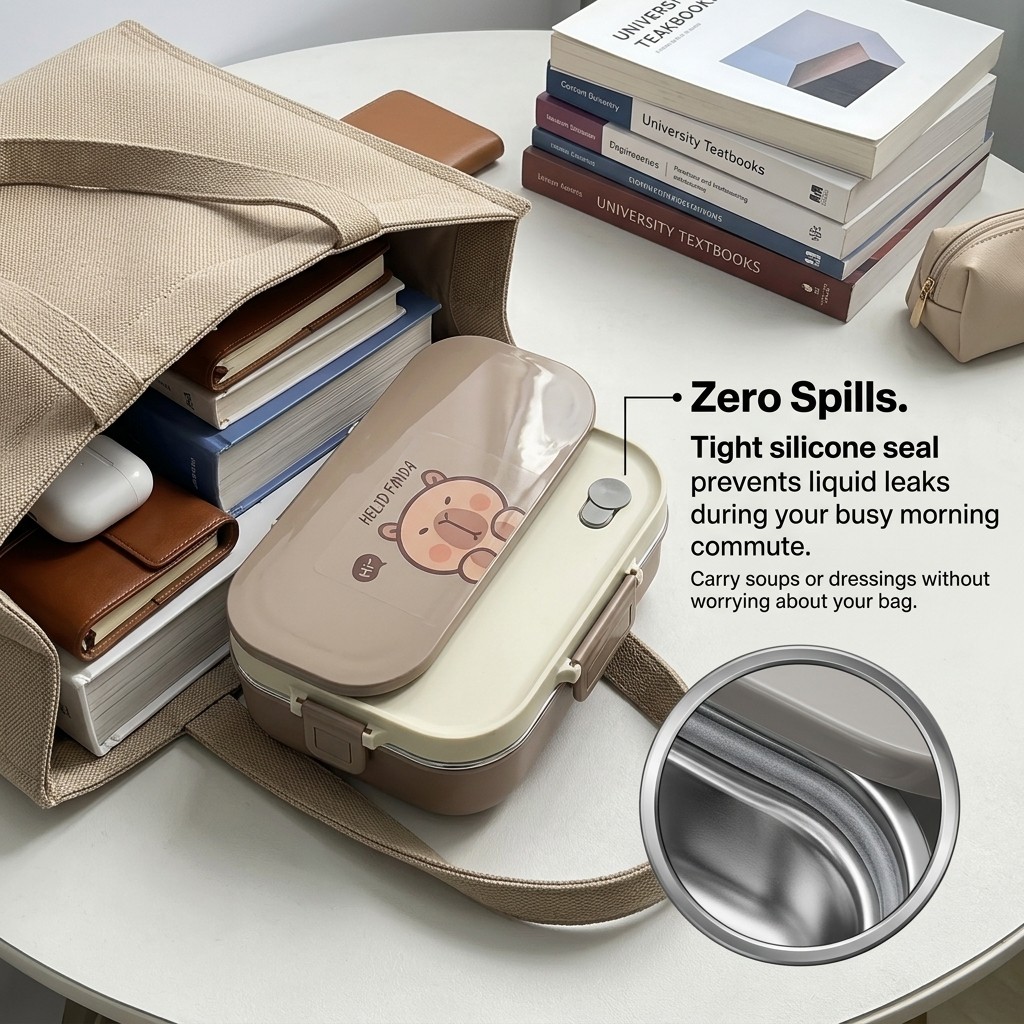 Lonchera Bento de Acero Inoxid - Food Storage Jar Set reseña y precio