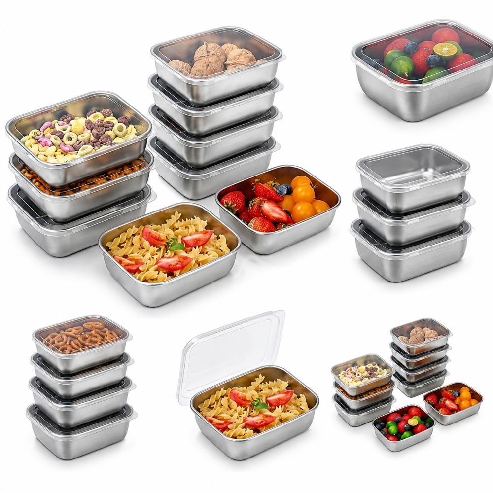 Juego de 6 Recipientes Herméti - Food Storage Kitchen Container Set reseña y precio