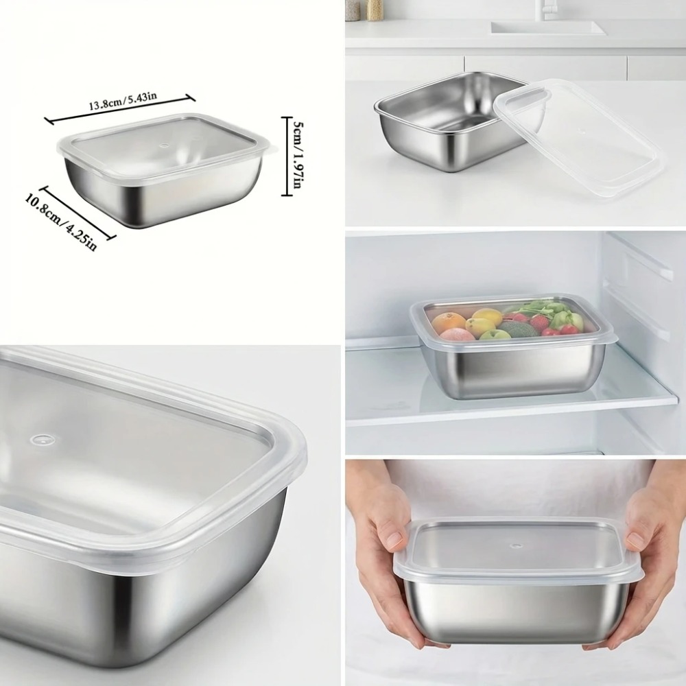 Juego de 6 Recipientes Herméti - Food Storage Kitchen Container Set reseña y precio
