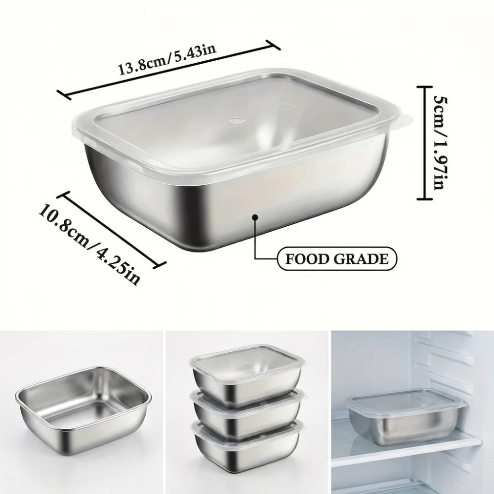 Juego de 6 Recipientes Herméti - Food Storage Kitchen Container Set reseña y precio