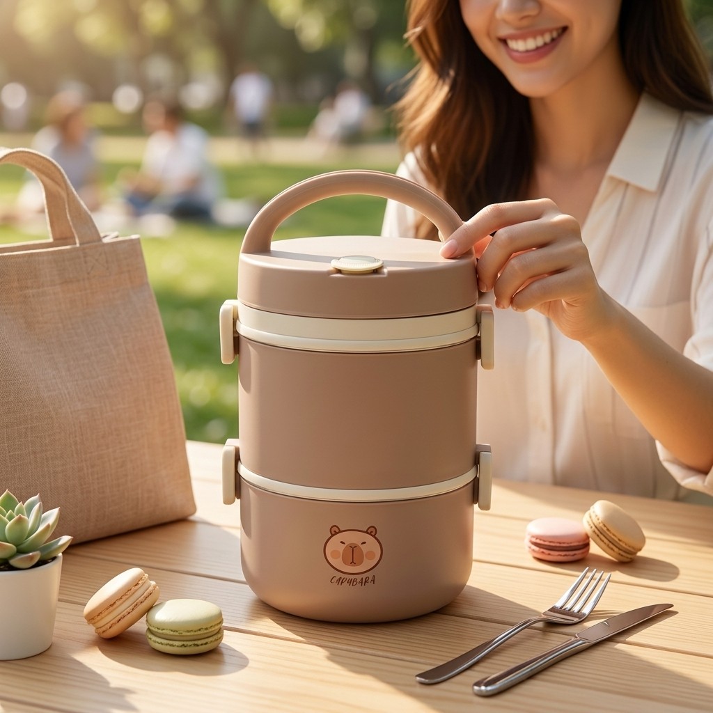 Lonchera Térmica de Acero Inox - Food Storage Jar Set reseña y precio