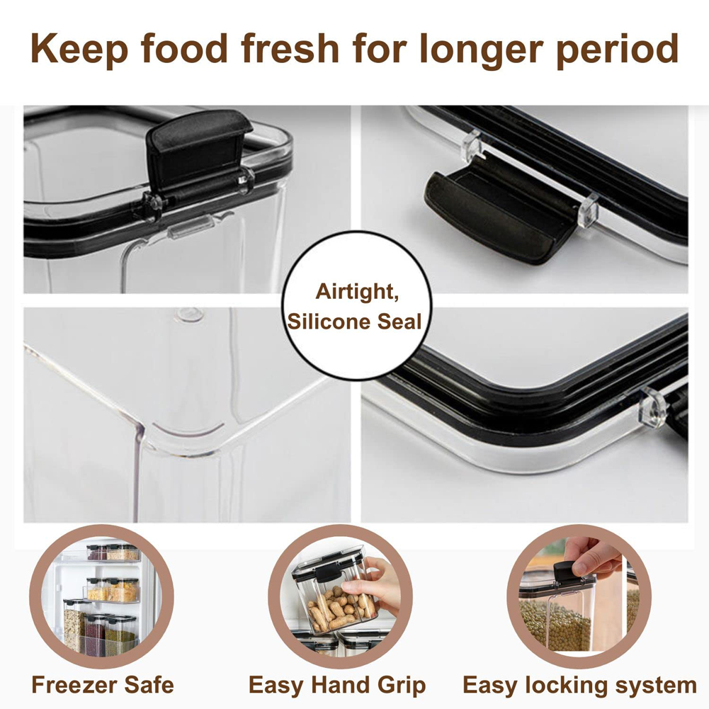 4 unidades de tarro sellado ap - Airtight Cereal Jar reseña y precio