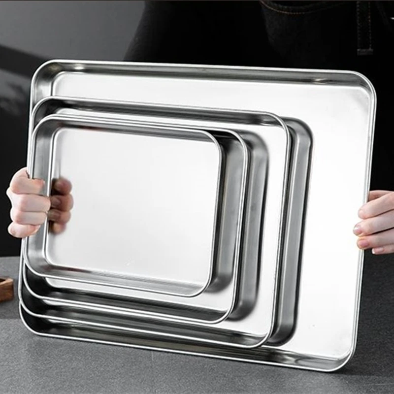 Bandejas Rectangulares de Acer - Food Storage For Restaurant reseña y precio