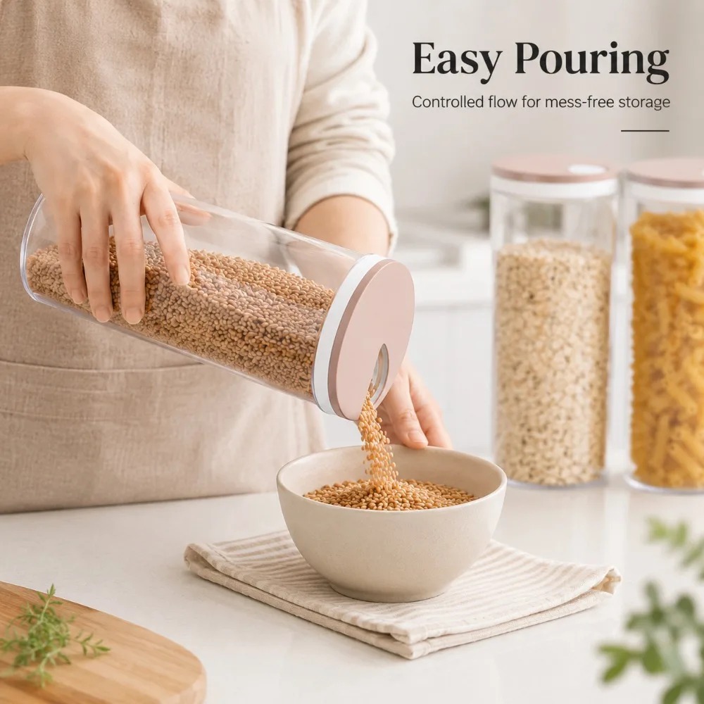 Caja de Almacenamiento de Fide - Food Storage Pantry reseña y precio