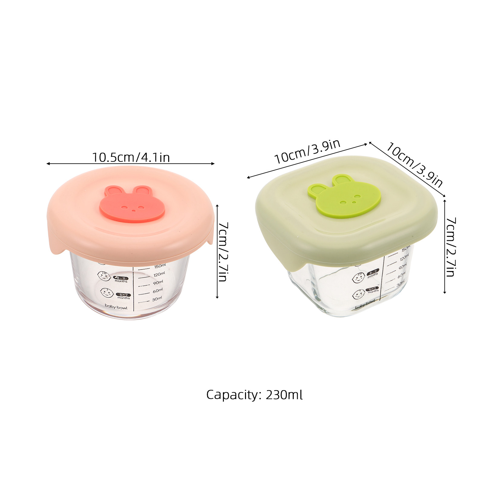 Contenedores de vidrio para al - Food Storage Glass Box reseña y precio