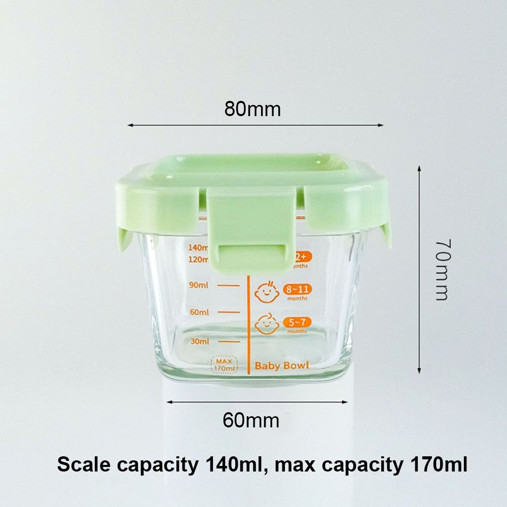 Nueva caja de almacenamiento d - Food Storage Glass Box reseña y precio