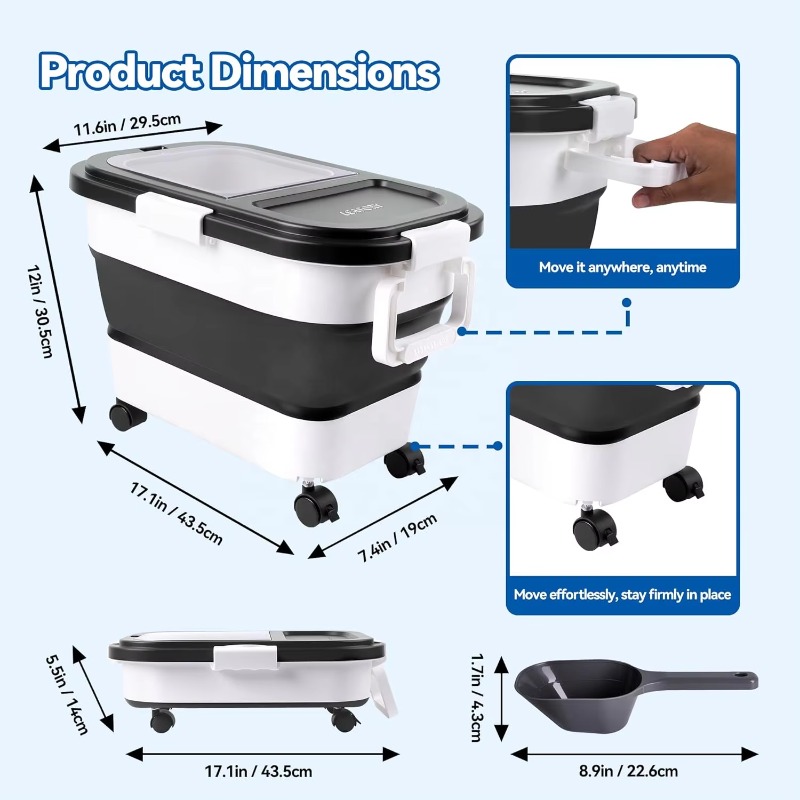 Contenedor de Almacenamiento d - Food Storage Large reseña y precio