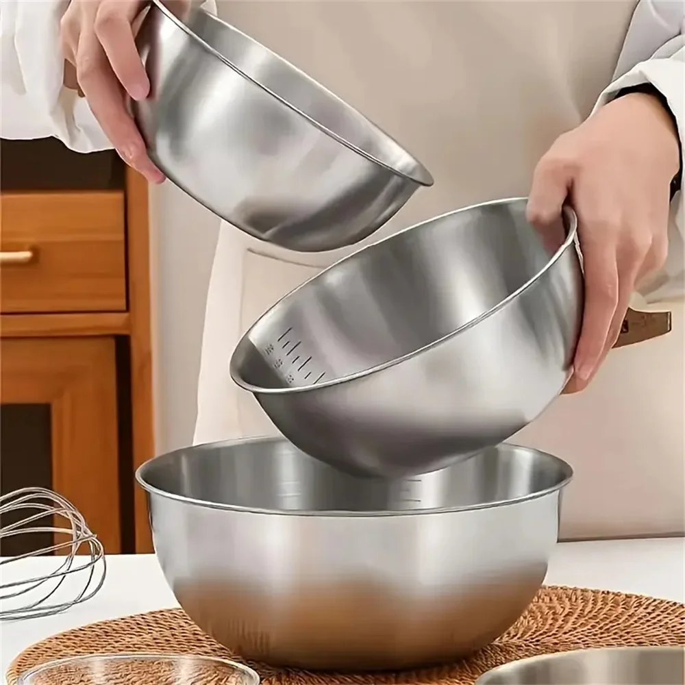 Juego de 3 Tazones de Acero In - Food Storage Large reseña y precio
