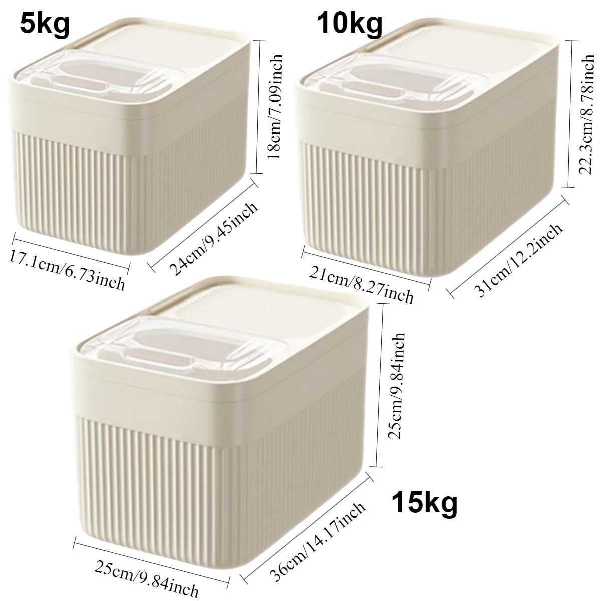 Contenedor hermético para alma - Food Storage Containers Xl reseña y precio