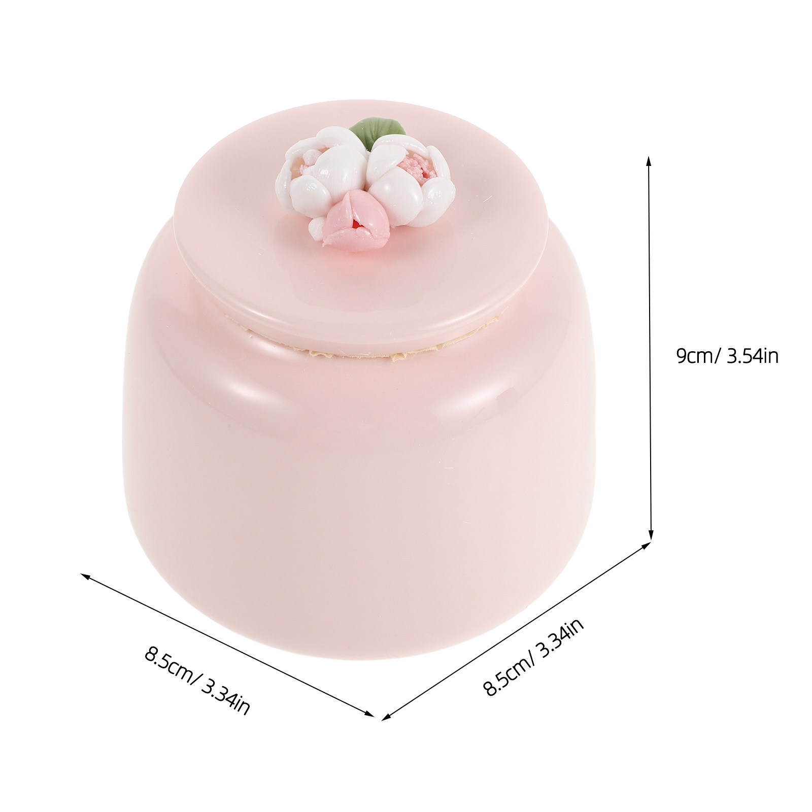 Tarro de Té de Cerámica Rosa,  - Food Storage Canister reseña y precio