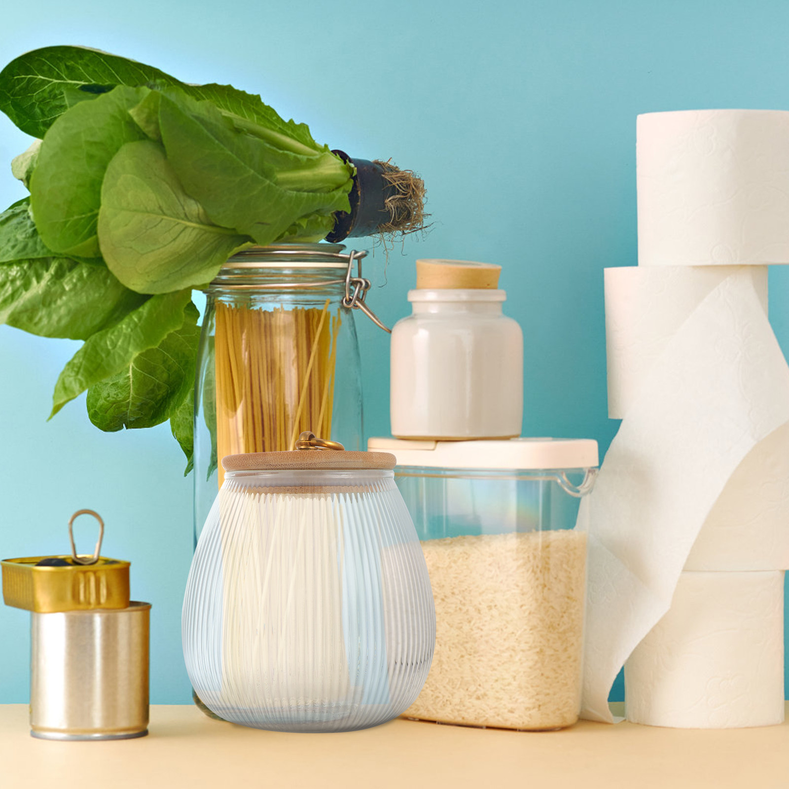 1 pieza de recipiente hermétic - Airtight Cereal Jar reseña y precio