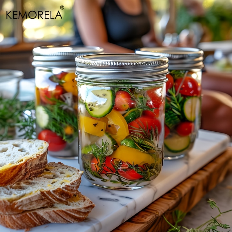Frascos de Mason KEMORELA de 3 - Food Storage Glass Box reseña y precio
