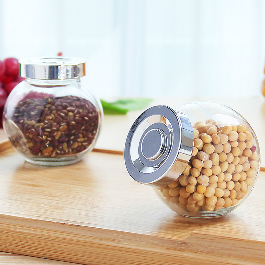 8 Frascos de Vidrio Transparen - Airtight Cereal Jar reseña y precio