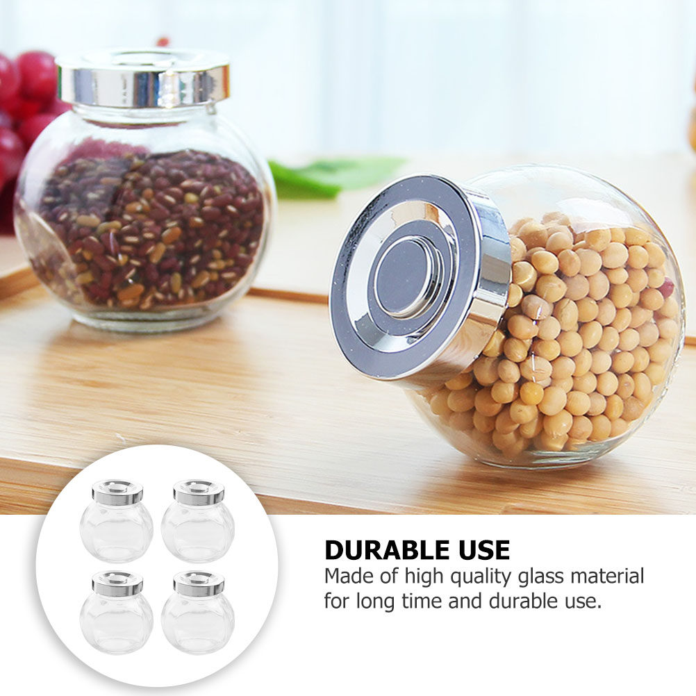 8 Frascos de Vidrio Transparen - Airtight Cereal Jar reseña y precio